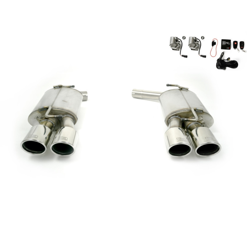 Scarico sportivo Dodge Challenger III (2011-2022) - rotondo Ø90 (Cod. U-137-402ZV/90rs P_)