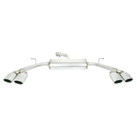 Scarico sportivo Audi A3 typ 8V  (2013-nadal) - ovale 95×65 (Cod. U-101-431-P)