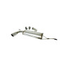 Scarico sportivo Audi A3 typ 8P HATCHBACK 3D (2003-2012) - rotondo Ø90 (Cod. U-101-103/90rs P)