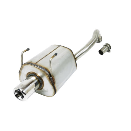 Scarico sportivo Fiat 500 (2007-2015) - rotondo Ø80 (Cod. U-107-114/07-2 P)