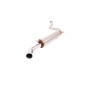 Scarico sportivo Fiat Cinquecento Sporting (1992-1998) - rotondo Ø60 (Cod. U-107-103-R P)