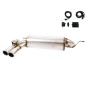 Scarico sportivo Bmw F32 (2013-2017) - rotondo Ø80 (Cod. U-102-249ZV-80RS P)