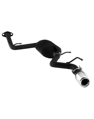 Scarico sportivo Toyota IQ (2009-2015) - rotondo Ø80 (Cod. U-128-122/07-2)