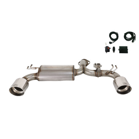 Scarico sportivo Mitsubishi Lancer EVO X (2007-2015) - rotondo Ø120 (Cod. U-118-310ZV-120-1 P)