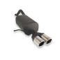Scarico sportivo Renault CLIO IV (2012-2021) - rotondo Ø80 (Cod. U-122/221-80RS)