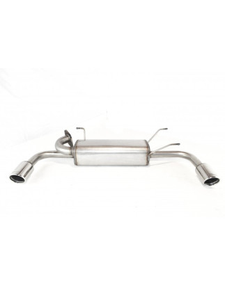 Scarico sportivo Mazda MX5 typ NB (1998-2005) - ovale 120×80 (Cod. U-116-303P)