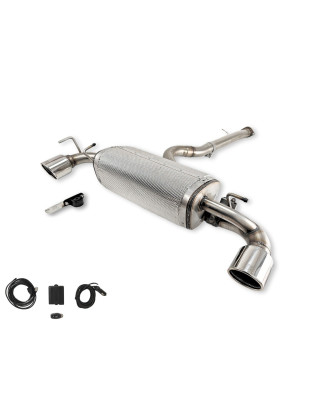 Scarico sportivo Toyota YarisGR (MK1) (2020-2023) - rotondo Ø100 (Cod. U-108-325ZV/101rs-P)