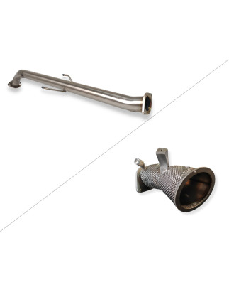 Scarico sportivo Toyota YarisGR (MK1) (2020-2023) - rotondo - (Cod. U-128-120-DPGPFR)