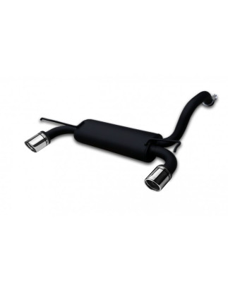 Scarico sportivo Peugeot 107 (2005-2014) - rotondo Ø70 (Cod. U-128-318/70rs-2)