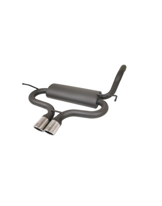 Scarico sportivo Peugeot 107 (2005-2014) - rotondo Ø70 (Cod. U-r32-side-2)