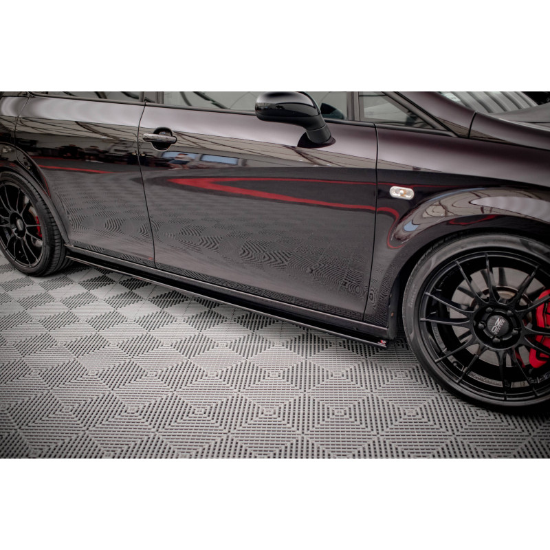 Diffusori minigonne SEAT LEON MK2 CUPRA / FR  (Cod. M-SE-LE-2F-FR-SD1G)