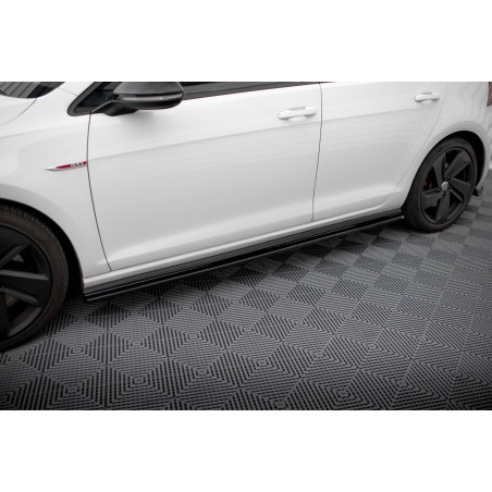 Diffusori minigonne V.1 Volkswagen Golf GTI / GTD Mk7 / Mk7 Facelift  (wide) (Cod. M-VW-GO-7/7F-GTI-