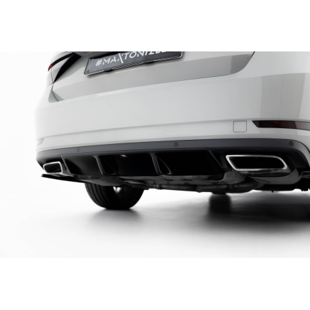 Sottoparaurti posteriore V.1 Skoda Superb Liftback / Combi Mk3 (Cod. M-SK-SU-3-RS1G)