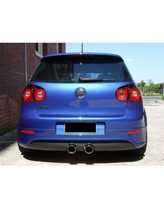 Sottoparaurti posteriore Volkswagen Golf R32 Mk5 (con due fori, per scarico R32) (Cod. M-VW-GO-5-R32