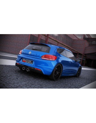 Sottoparaurti posteriore VW Scirocco III R con due fori (Cod. M-VW-SC-3-R-RS2F)