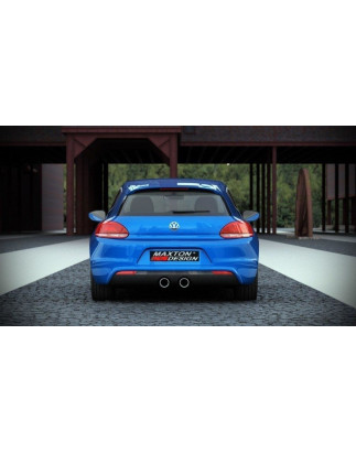 Sottoparaurti posteriore VW Scirocco III R con due fori (Cod. M-VW-SC-3-R-RS2F)