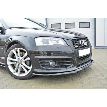 SPLITTER ANTERIORE V.1 Audi S3 8P FL (Cod. M-AU-S3-2F2-FD1G)