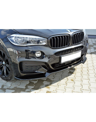 SPLITTER ANTERIORE v.1 for BMW X6 F16 MPACK (Cod. M-BM-X6-16-MPACK-FD1G)