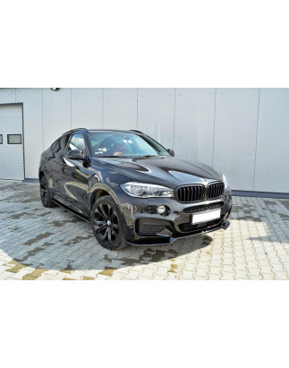SPLITTER ANTERIORE v.1 for BMW X6 F16 MPACK (Cod. M-BM-X6-16-MPACK-FD1G)
