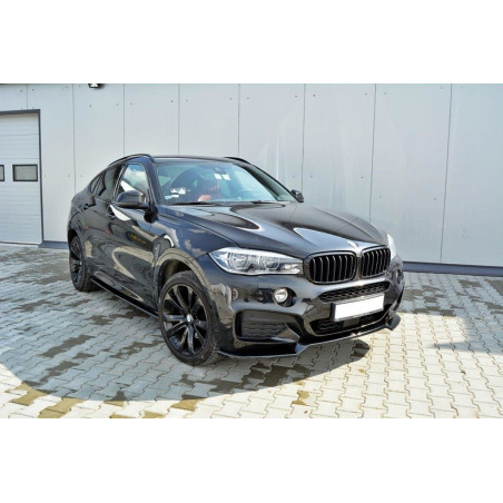 SPLITTER ANTERIORE v.1 for BMW X6 F16 MPACK (Cod. M-BM-X6-16-MPACK-FD1G)