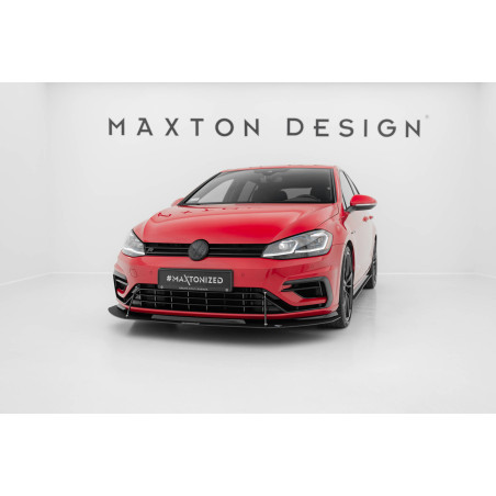 Splitter anteriore racing Hybrid VW Golf 7 R / R-Line Facelift (Cod. M-VW-GO-7F-R-FD4G+CNCA)
