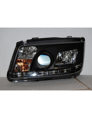 Fari Day Light Volkswagen Bora/Jetta 4 '99 Black (Cod. E-FAW080)