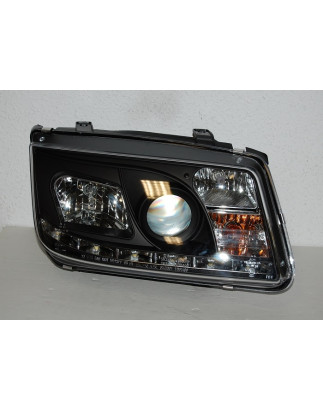 Fari Day Light Volkswagen Bora/Jetta 4 '99 Black (Cod. E-FAW080)