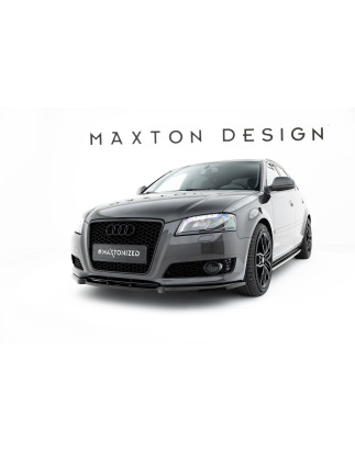SPLITTER ANTERIORE Audi A3 8P Facelift (Cod. M-AU-A3-2F-FD1G)