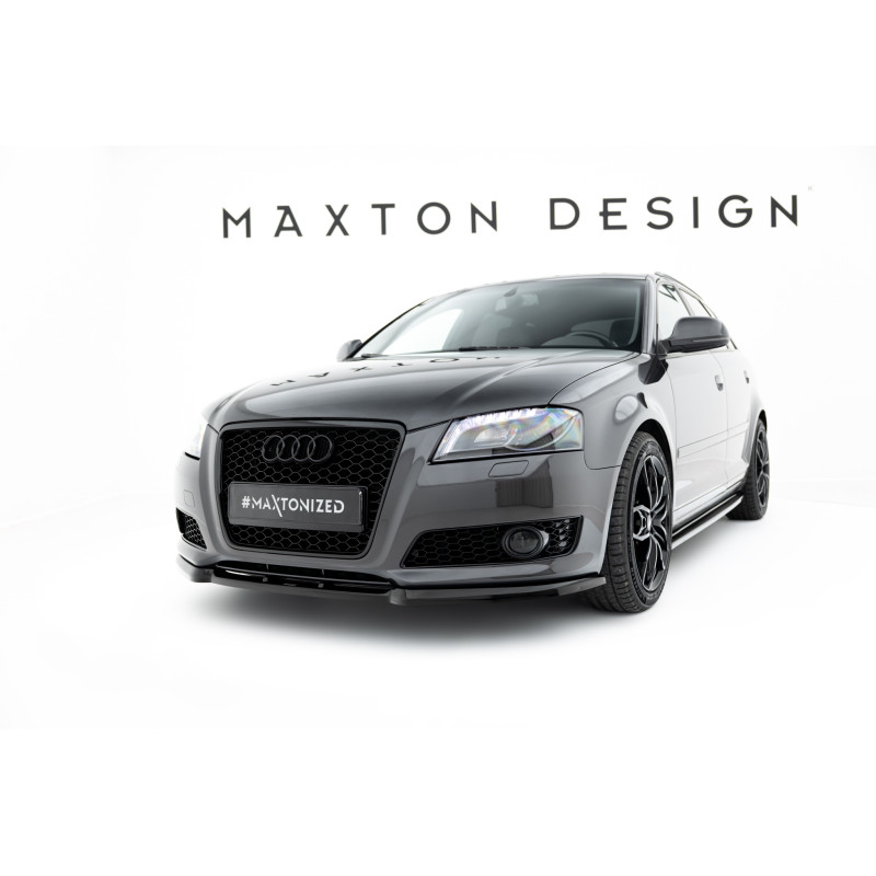 SPLITTER ANTERIORE Audi A3 8P Facelift (Cod. M-AU-A3-2F-FD1G)