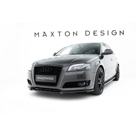 SPLITTER ANTERIORE Audi A3 8P Facelift (Cod. M-AU-A3-2F-FD1G)