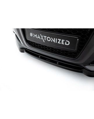 SPLITTER ANTERIORE Audi A3 8P Facelift (Cod. M-AU-A3-2F-FD1G)