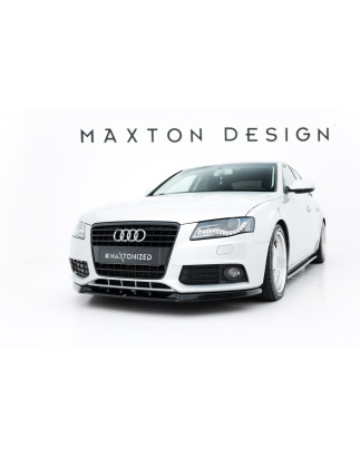 SPLITTER ANTERIORE V.1 Audi A4 berlina / Avant B8  (Cod. M-AU-A4-B8-FD1G)