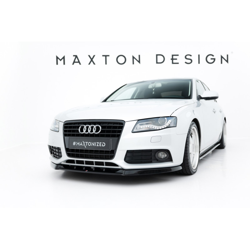 SPLITTER ANTERIORE V.1 Audi A4 berlina / Avant B8  (Cod. M-AU-A4-B8-FD1G)