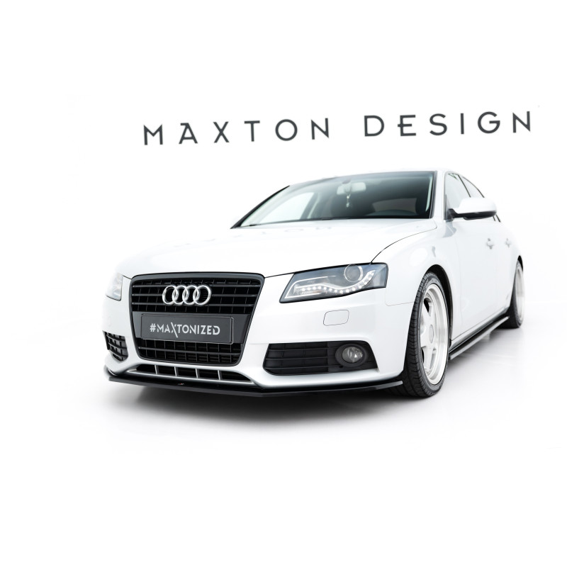 SPLITTER ANTERIORE V.2 Audi A4 berlina / Avant B8  (Cod. M-AU-A4-B8-FD2G)