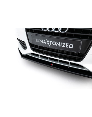 SPLITTER ANTERIORE V.2 Audi A4 berlina / Avant B8  (Cod. M-AU-A4-B8-FD2G)
