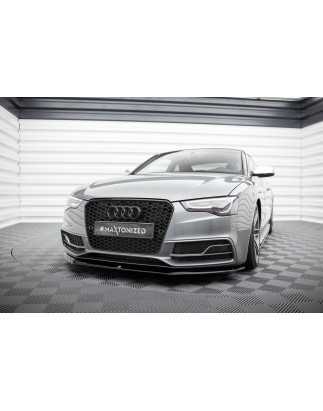 SPLITTER ANTERIORE V.1 Audi S5/A5 S-Line 8T Facelift (Cod. M-AU-A5-1F-SLINE-FD1G)