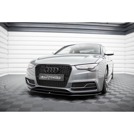 SPLITTER ANTERIORE V.1 Audi S5/A5 S-Line 8T Facelift (Cod. M-AU-A5-1F-SLINE-FD1G)