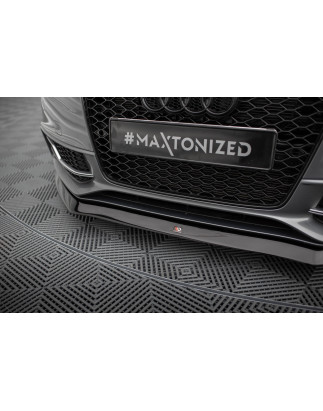 SPLITTER ANTERIORE V.1 Audi S5/A5 S-Line 8T Facelift (Cod. M-AU-A5-1F-SLINE-FD1G)