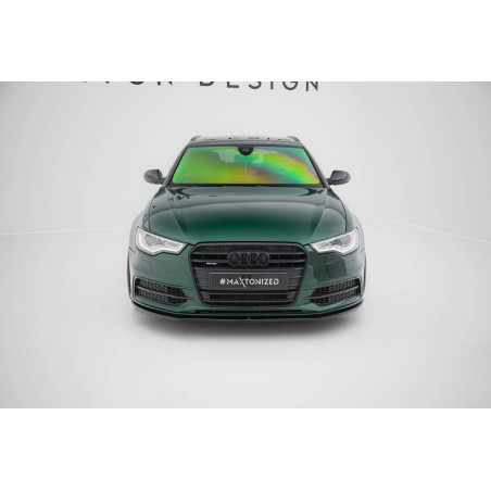 SPLITTER ANTERIORE V.1 Audi S6 / A6 S-Line C7 (Cod. M-AU-A6-C7-SLINE-FD1G)