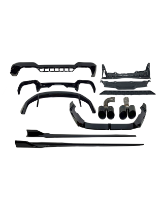 kit estetico BMW X3 G01 LCI Look M Performance Nero lucido (Cod. E-TCBG306)