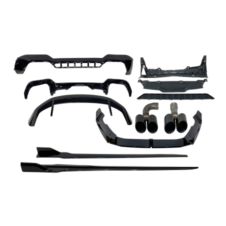 kit estetico BMW X3 G01 LCI Look M Performance Nero lucido (Cod. E-TCBG306)