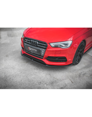 SPLITTER ANTERIORE V.1 Audi S3 / A3 S-Line 8V berlina / Cabrio (Cod. M-AU-S3-3-FD1G)