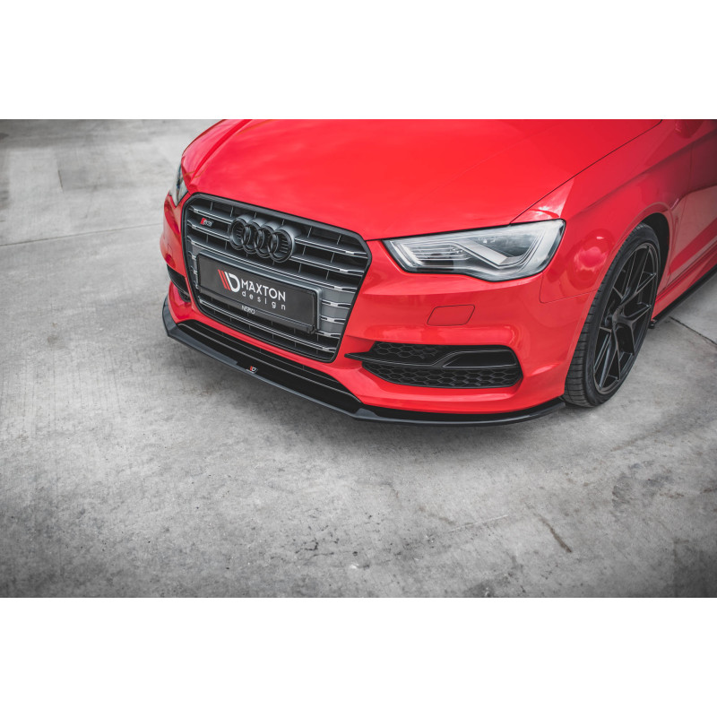 SPLITTER ANTERIORE V.1 Audi S3 / A3 S-Line 8V berlina / Cabrio (Cod. M-AU-S3-3-FD1G)