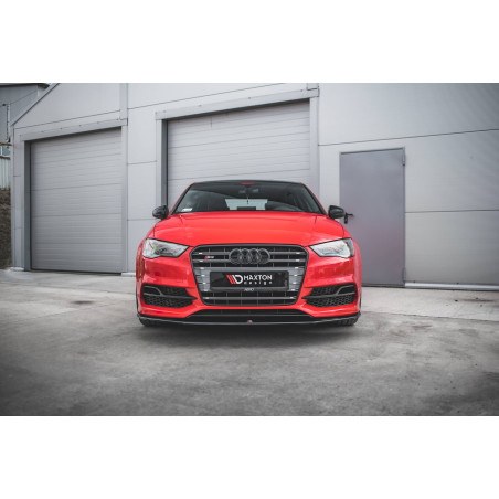 SPLITTER ANTERIORE V.1 Audi S3 / A3 S-Line 8V berlina / Cabrio (Cod. M-AU-S3-3-FD1G)