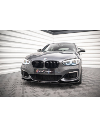 SPLITTER ANTERIORE V.1 BMW 1 F20/F21 M-Power FACELIFT (Cod. M-BM-1-F20F-M-FD1G)