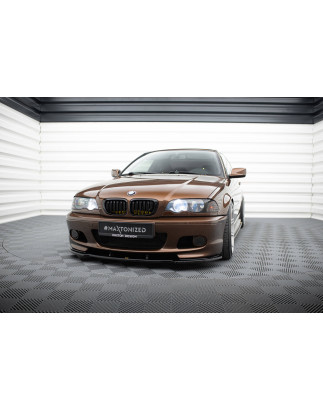 SPLITTER ANTERIORE V.1 for BMW 3 E46 MPACK COUPE (Cod. M-BM-3-46-C-MPACK-FD1G)