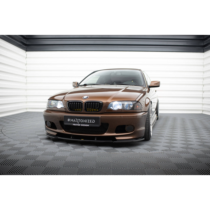 SPLITTER ANTERIORE V.1 for BMW 3 E46 MPACK COUPE (Cod. M-BM-3-46-C-MPACK-FD1G)