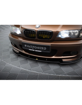 SPLITTER ANTERIORE V.1 for BMW 3 E46 MPACK COUPE (Cod. M-BM-3-46-C-MPACK-FD1G)