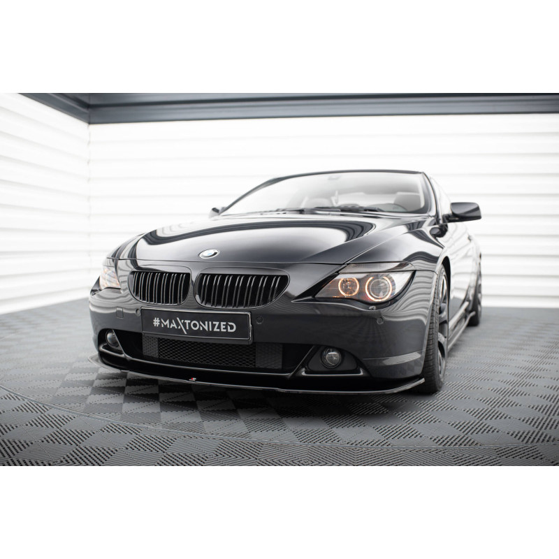 SPLITTER ANTERIORE V.2 BMW 6 Coupe E63 / Cabrio E64  (Cod. M-BM-6-63-FD2+FD2RG)