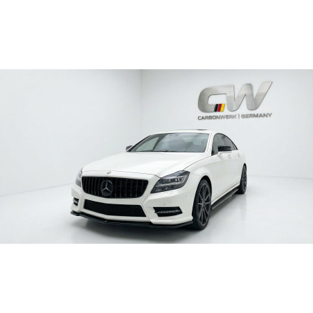 Splitter anteriore per Mercedes-Benz CLS W218 AMG Line (Cod. CW-CWFS-MB-W218-AMGL-V1-A1)